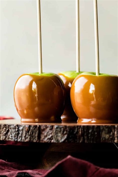 Homemade Caramel Apples Sally S Baking Addiction