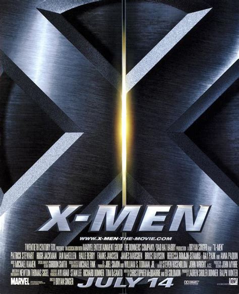 X-Men (2000) - Poster US - 2550*3137px