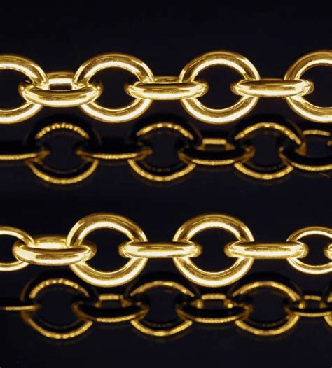 12mm Cable Chain In Goldplatinum From Riva Precision — Riva Precision