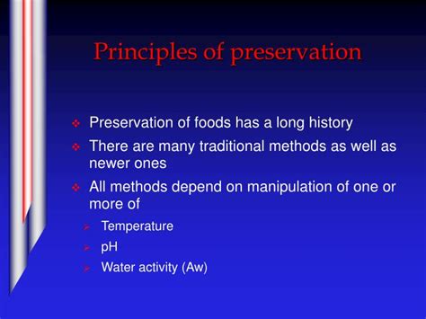 PPT Food Storage And Preservation PowerPoint Presentation ID 1115237