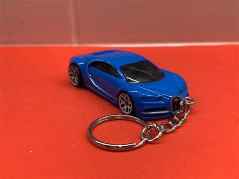 Hot Wheels Bugatti Chiron Keychain Etsy