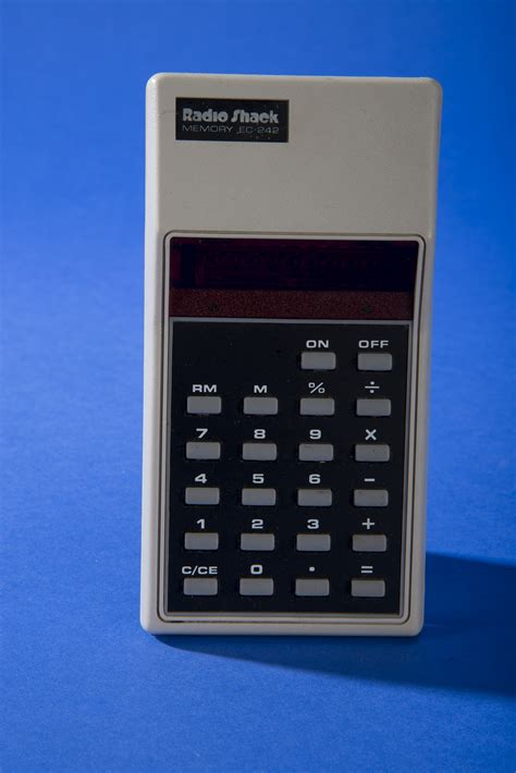 Radio Shack EC-242 Handheld Electronic Calculator | Smithsonian Institution