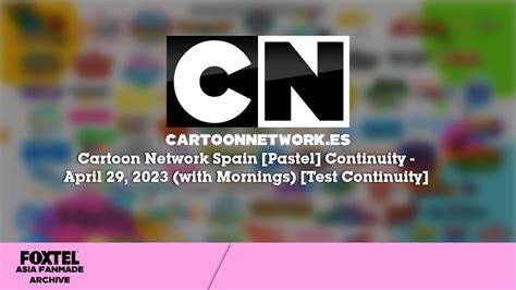 Cartoon Network Spain Rebrand Pastel Continuity April