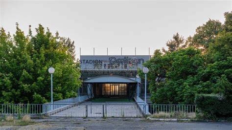 Partizan Belgrade Football Club Stadium in Belgrade, Serbia Editorial ...