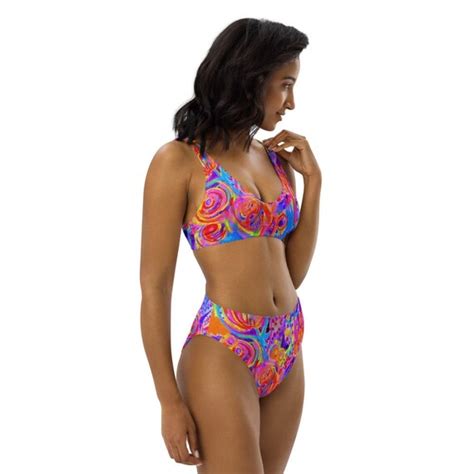 Bikini Maillots de bain colorés Maillot de bain coloré Etsy