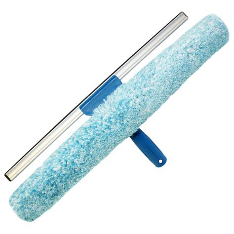 Unger 18 In Microfiber Combi Squeegee Scrubber Connect And Clean