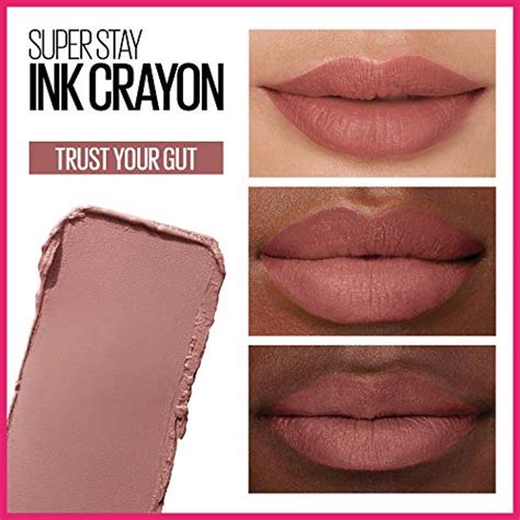 Maybelline New York Super Stay Ink Crayon Lipstick Makeup Precision Tip Matte Lip Crayon With