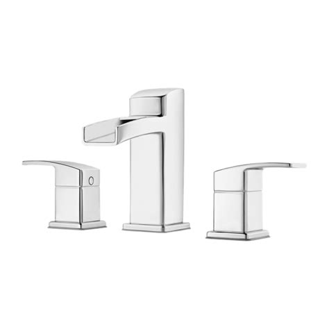 Polished Chrome Kenzo Lg49 Df0c 2 Handle 8 Widespread Bathroom Faucet Pfister Faucets