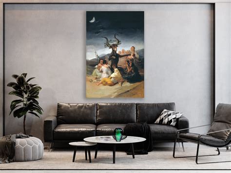 Witches' Sabbath Canvas, Francisco Goya Wall Art, Huge Canvas Wall ...