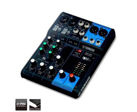 Yamaha - Mg06 Tables De Mixage - Hurricanemusic.fr