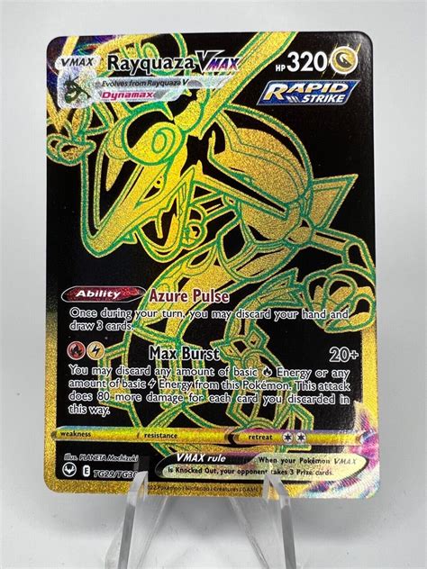 Rayquaza Vmax Tg Tg Secret Rare Silver Tempest Trainer Gallery