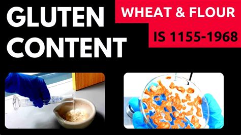 Determination Of Gluten Content Of Wheat Or Flour Sample A Complete