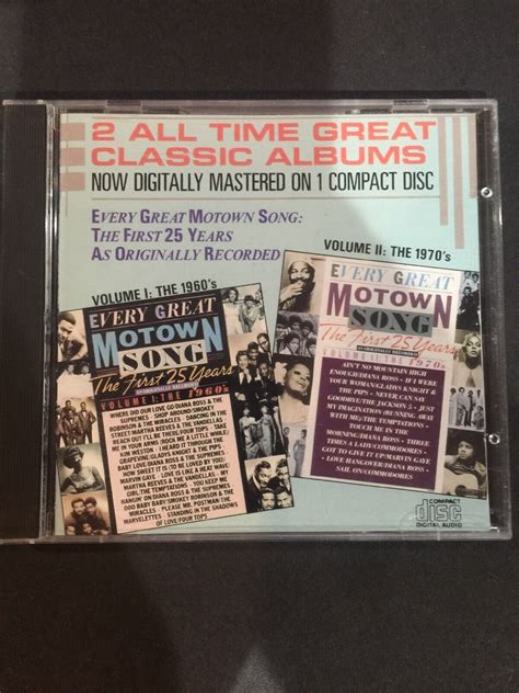 Various Every Great Motown Song The First 25 Years As Originally