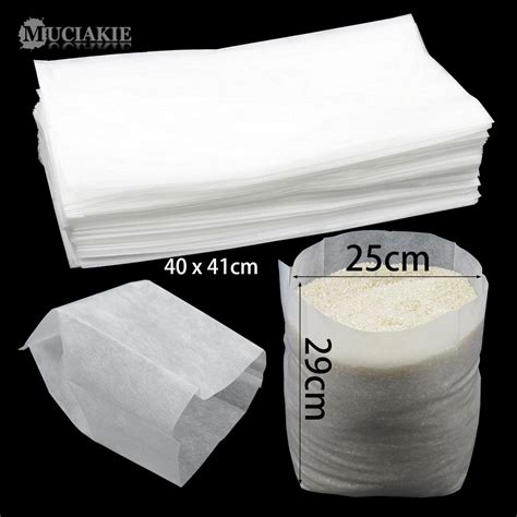 MUCIAKIE 50 шт. 40x41 см Нетканые Мешки для выращивания семян ткани ...
