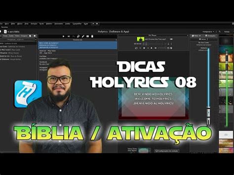 Dicas Holyrics Vídeo 8 8 Bíblia Ativação YouTube