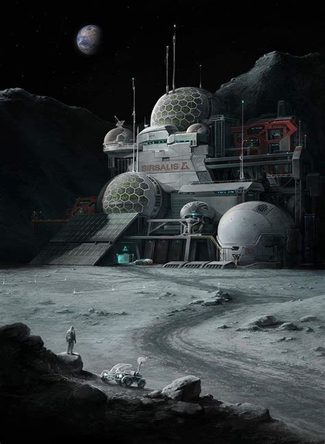 Pin By Eamonn Costello On Sci Fi Art Sci Fi Landscape Fantasy Landscape Science Fiction Art