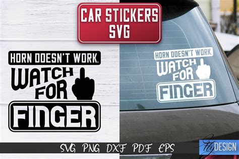 Car Stickers Svg Car Decals Svg Graphic By Flydesignsvg Creative