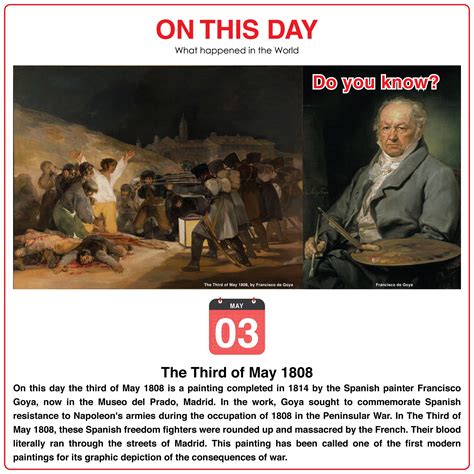 The Third Of May 1808 Rthisdayinhistory