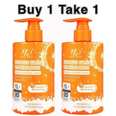 Buy 1 Take 1 Orange Kojic NIACINAMIDE SPF30 PA Moisturizing Body