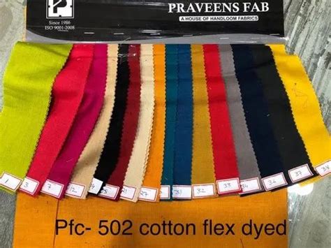 Cotton Flex Dyed At Rs Meter In