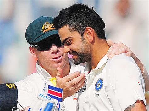 David Warner With Virat Kohli