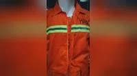 100 Cotton Miner Custom Work Uniform Reflective Safety Coveralls In