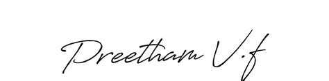 71+ Preetham V.f Name Signature Style Ideas | Wonderful Electronic Sign