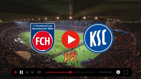 Heidenheim Gegen Karlsruher Im Live Liveticker Fc Heide Social