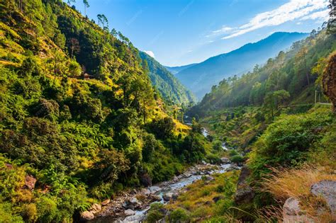 premium photo himalaya mountains panoramic landscape india