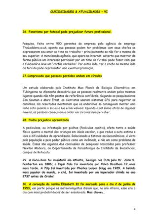 6 Curiosidades E Atualidades Vi PDF