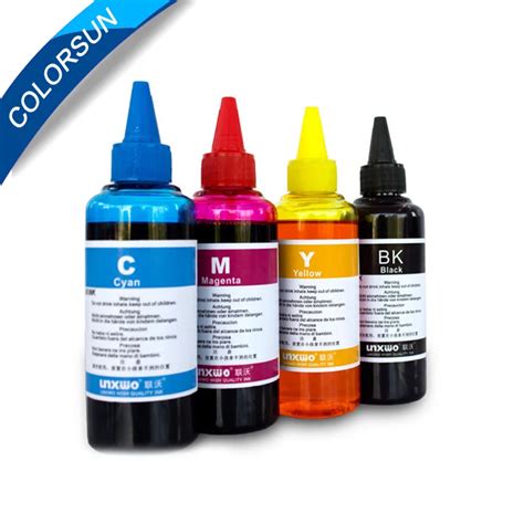 4pcs 100ml Universal Dye Ink Refill Ink Kit For Epson For Canon For Hp