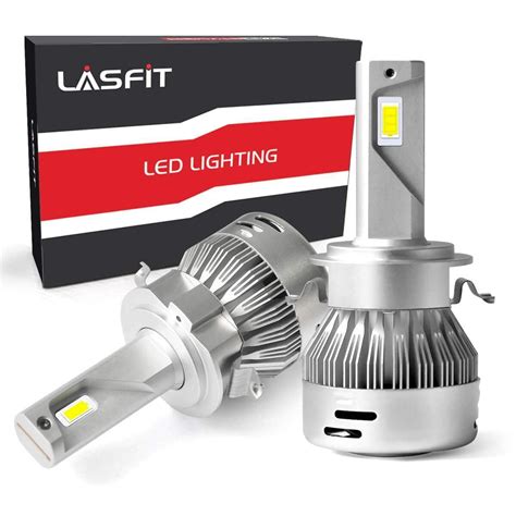 Lasfit Custom H7 LED Headlight Bulb With Retainer Adapter For Mercedes