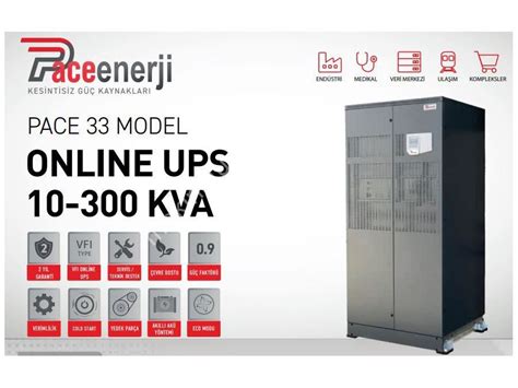 10 Kva 8000 W Online Ups Güç Kaynağı Pace Enerji 10 Kva