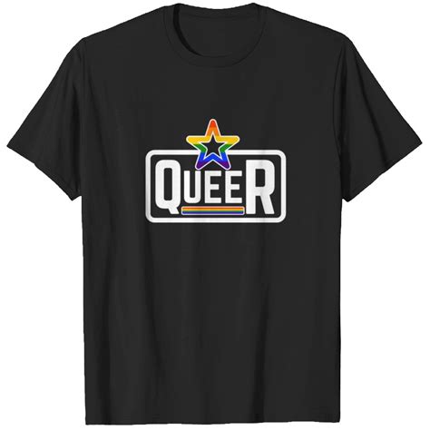 LGBT Queer Gay Pride Star CSD Coming Out Rainbow T Shirt Men S Heavyweight T Shirt S Black Sold