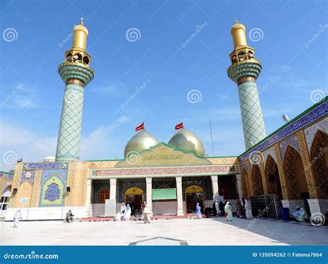 Holy Shrine Of Husayn Ibn Ali Karbala Iraq Editorial Photography