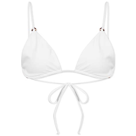 Jade Swim Lido Bikini Top White End Us