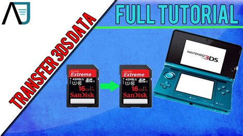 Tutorial How To Upgrade Nintendo Ds Memory Transferring Data Easy