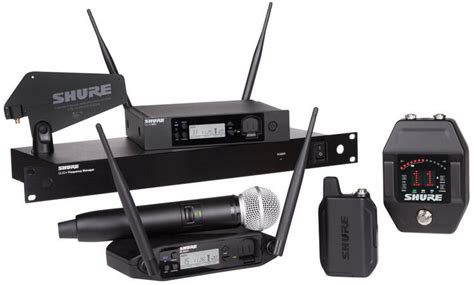 Shure Glxd14r93 Digital Wireless Rackmount Presenter System With Wl93 Lavalier Microphone