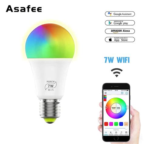 W Wifi Led E Rgb Alexa Google Home