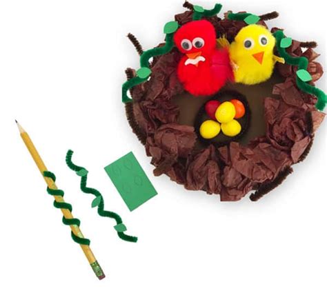 Birds Nest Craft Preschool Book Activity