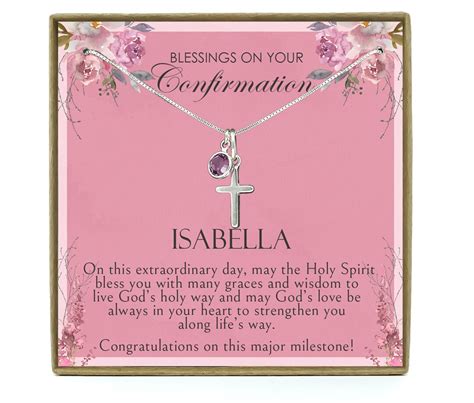 Confirmation Gifts for Girls, Girls Confirmation Gifts, Gift From Godparent, Confirmation Gift ...