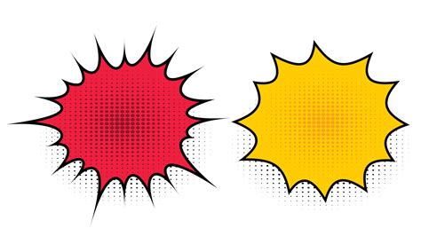 Comic Design Shape Vector Art For Free Download 21429480 Vector Art At