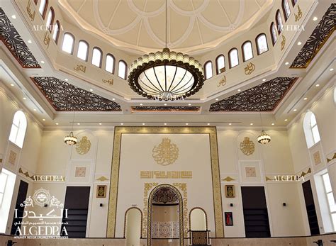 Mosque in Sharjah interior decoration by ALGEDRA design - Architizer