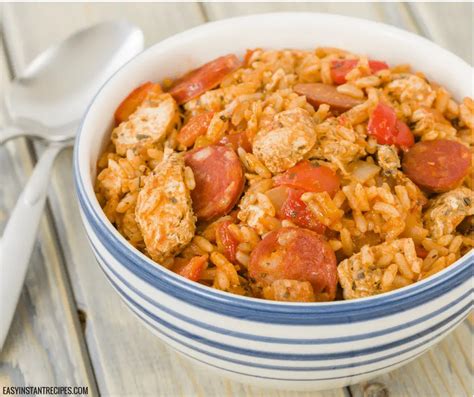 Instant Pot Jambalaya Brown Rice Easy Instant Recipes