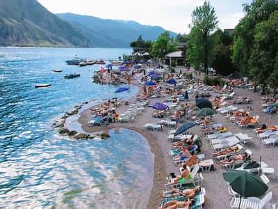 Lake Como beaches. A list of the best beaches on Lake Como