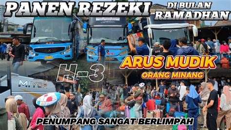 Panen Rezeki Untuk Semua Bus Sumbar Penumpang Kembali Membludak