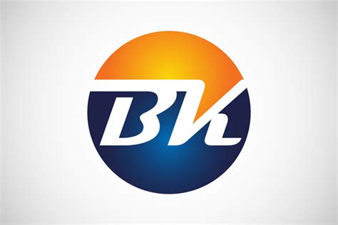 Letter B K Logo Design Deeezy