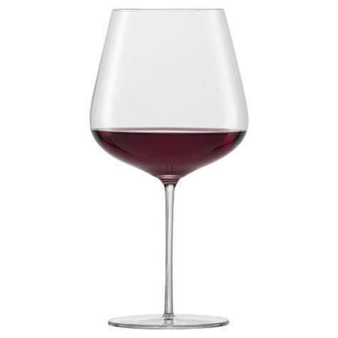 Piece Burgundy Wine Glass Set Crystalline Glass Ml Vervino