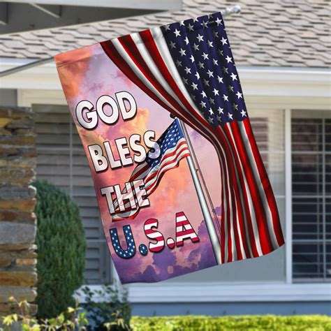 American Flag God Bless the USA Jesus Flag Christian's Flag ...