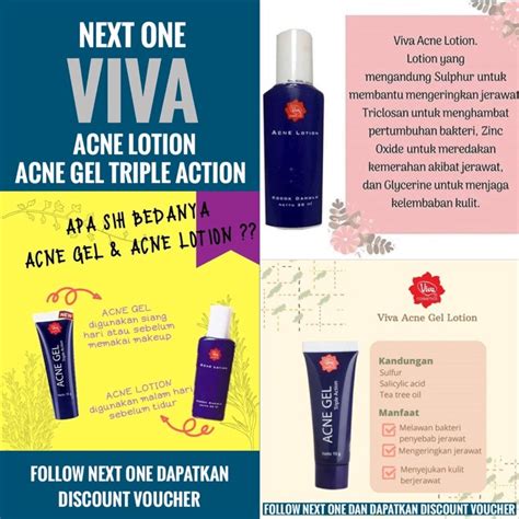 Jual Next Viva Acne Gel G Acne Lotion Ml Obat Jerawat Shopee